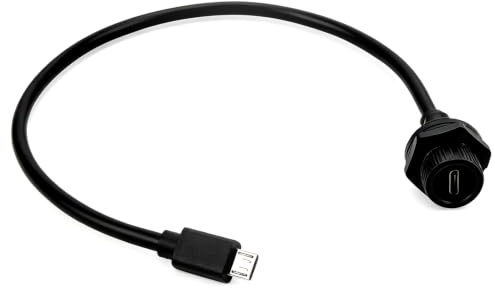 Vattentät USB-kontakt IP67 USB hona/hane med kabeluttag för mekanisk utrustning, utomhusutrustning, lampor E10MC‑TF-F/MC‑A‑M(0,3 m)