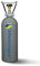 Schwabengase Co2 Flasche 2kg - Vorrats Kohlensäure Zylinder - Eigentumsflasche mit verzinktem Rohrtragegriff, Neu befüllt, Kohlensäureflasche für Aquarien & Zapfanlagen, TÜV bis 2035* (2 kg)