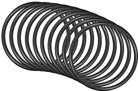 QUARKZMAN Nitrile Gomma O-Ring 70mm x 62mm x 4mm Guarnizioni di Tenuta Anelli Rubinetti Rotondo Guarnizione Rondella per Rubinetto Idraulica Riparazione Sigillatura Connessione, 10 Pezzi