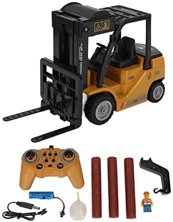 Ozgkee 2.4GHZ RC Chariot Élévateur Construction Camion Pulvérisation Réaliste Résistance Aux Chocs RC Construction Véhicule Jouet Voiture Eonal Jouet pour Garçons Filles