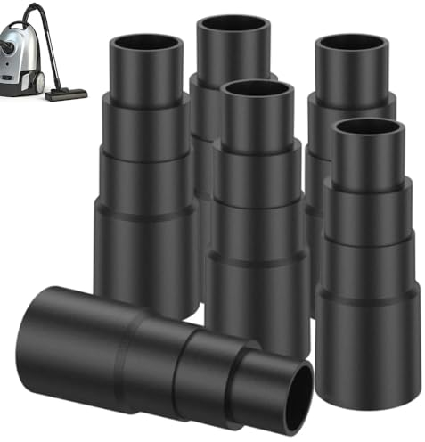 6 Stück Staubsauger Adapter - PVC Staubsauger Adapter Gummi 25/30/34/42mm, Universal Staubsaugerschlauch Staubsauger Adapter, Schlauchadapter für Alle Standard Staubsauger