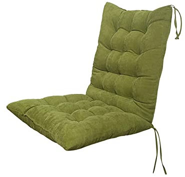 Morbuy Cuscino per Sedia a Sdraio, Cuscino per Poltrona Sedia da Bagno di Sole, Cuscino Imbottito per Sdraio Relax Giardino per Interni ed Esterni, Vacanze (Verde Oliva,45x100cm)