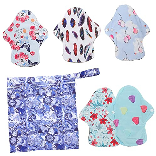 MAGICLULU 3juegos Compresas Menstruales Reutilizables De Lavables Paquete Para Absorbentes y Cómodas Para y Actividades