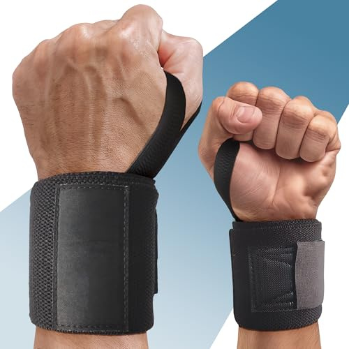 PORTENTUM Unisex handledsskydd 2, svart, en storlek passar alla EU
