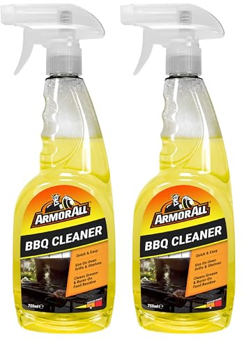 Armor All BBQ Cleaner, 2 x 750 ml, Grill, Barbecue & Oven Cleaner Spray, Degreaser