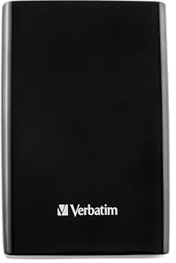 Verbatim Store 'n' Go Slim Portable SSD 1TB, USB 3.2 Gen 1 SSD, up to 5 Gbps with USB-C Port & Adapter, Nero Backup Software, Compact, Lightweight & Reliable for Mac, PC, Black