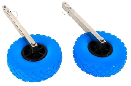 Ruota di varo in Acciaio Inox per gommoni Ruote di alaggio da 10*3 pollici Ruota di poppa for barca gonfiabile Ruota di poppa for kayak Dinghy Ruota posteriore for barca Carrello for barca gonfiabile