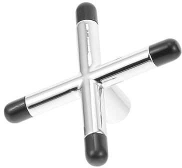 HONITANO Support Queue Billard Métallique pour Queue de Pont Accessoire et Portable pour Billard Snooker avec Tête de Pont Amovible