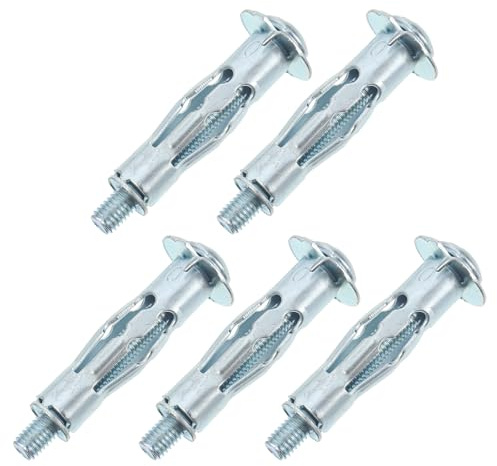 LABRIMP 20 piezas Tacos Huecos para Paneles de Yeso Tacos de Expansión para Paredes Cavidad Fijación Resistente para Reparación y Cargas Pesadas Pared de Yeso