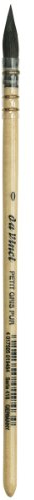 da Vinci Aquarell-Serie 418 Petit Gris Pur Pinsel, Wasch-/Mop reines Russisches blaues Eichhörnchen, Größe 0