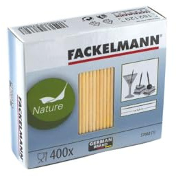 Fackelmann FCK5766250 5766250, Holzspieß, Zahnstocher, Spieß, Holz, Pappe, 6,5 cm (400 Stück)