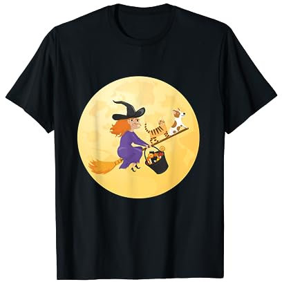 Fun Room On A Broom Halloween T-Shirt T-Shirt