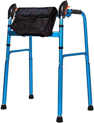 Bsetain Rollator Walker Seniors Indoor Rollator Heavy Duty Folding Bariatric Walking Frame for Seniors Wide, Adult Walkers for Stairs Indoor Outdoor Height Adjustable Lightweight Folding