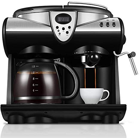 SOVORM Cafetera -Combinación Bomba Espresso y Goteo con Sistema Avanzado Cappuccino The New