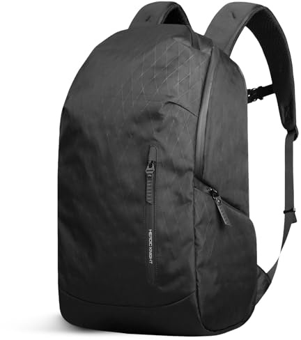 Mochila Viaje para Hombre y Mujer Tejido Técnico Resistente Impermeable Ultraligera Gran Capacidad 30L Mochila de Equipaje de Mano para Ordernador 17,3'' Laptop perfecto para Camping Excursión-Negro