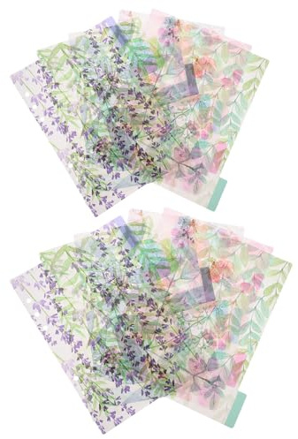 Healvian Intercalaires Transparents en PP 6 Trous Lot de 2 Sets Étiquettes D’Index Colorées pour Classement et Tri Intercalaires à Onglets pour Dossiers Cahiers et Agendas
