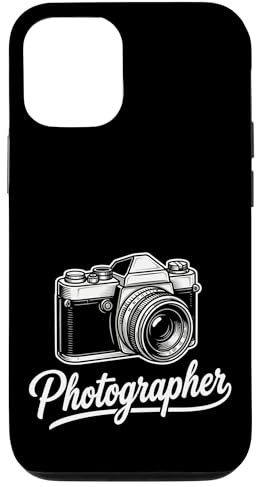 Vintage Analog SLR Camera Retro Photographer Film Case for iPhone 12/12 Pro