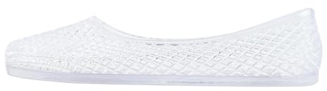 Vattenskor dam genomskinliga fiskarman sandaler dam geléskor slip-on simsandaler ventilerande gummisandaler lätta badsandaler tvättbara sommarskor halkfria strandsandaler