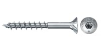 fischer Power-Fast II Chipboard Screws 3.5 x 35 mm Countersunk Head with Inner Star TX Partial Thread Galvanised Blue Passivated Pack of 200