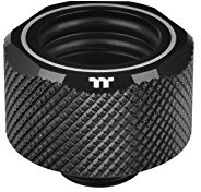 Thermaltake CL-W214-CU00BL-A Pacific C-Pro G1/4 PETG OD kompressionsmontering, 16 mm svart