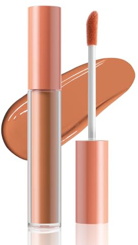 Correttore correttore arancione, effetto istantaneo, correttore liquido impermeabile, durevole e resistente alle sbavature, copre le occhiaie, contorni e schiarenti, texture liscia