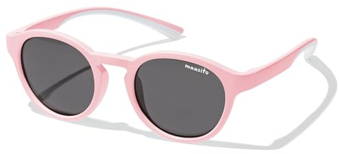 Mausito Lunettes de soleil enfant (3-6/6-9 ans) | Flexibles avec UV400 | Monture flexible en TPEE & polycarbonate | Matériau léger pour un maintien confortable | Design européen