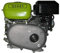 Varan Motors 92441 Benzinmotor 6,5Hp 4,8KW mit Ölbadkupplung, Reduktionsgetriebe 1/2, Achse mit Passfederkupplung 19.96mm