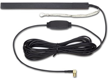 Alpine KAE-232DA Black Autoantenne Autoantennen (50 Ω, 18,3 cm, 13 mm, Schwarz)