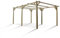 CERLAND Carport 1 Voiture en Bois - Henri 15 m² - 512x300x226 cm