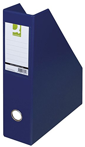 Q-Connect KF16213 - Portariviste A4, 76 mm, colore: Blu scuro