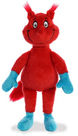 Aurora® Whimsical Dr. Seuss™ Fox in Socks Stuffed Animal - Officially Licensed Plush for Imaginative Play - Perfect for Kids and Adults - Red 12 Inches