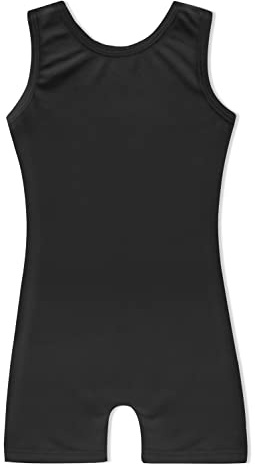 HOZIY Girls Gymnastics Leotards 4t 5t With Shorts Black Toddler Kids Tumbling Outfits Bodysuit Dance Clothing Clothes Apparel Leotardos Para Gimnasia Ninas Biketard