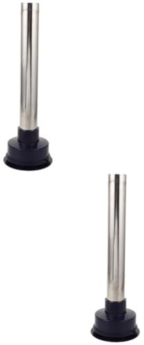 CONGARTENO 2 Stück Bierturm Kühlung Eiszapfen Getränkespender Ständer Eisbad Eisschaufel Weinkühler Stick Eiswürfel Eiswürfelschale Eissäule Aufbewahrungsrohr Kühler Vereist Edelstahl Silber