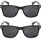 sundrerfect 2 Pares de Gafas con Agujero, Gafas de Agujero Plegables Entrenamiento Visual Original, Gafas de Rejilla Entrenamiento Visual, Gafas para Reducción de Cansancio Visual