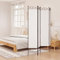 PIXZSSI Paravent Schlafzimmer Weiß 160x200 cm Stoff Freistehender Praktischer Multifunktional Trennwand Wohnzimmer Raumteiler Dekorative Sichtschutz Arbeitszimmer Privaten Ankleidebereich