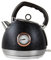 Bargain Shack Cordless Electric Kettle with Pull Off Lid Rapid Boil Ideal for Kitchen caravan, camping, 360° swivel base Perfect Pour Spout, 1.8L (Black, Kettle - 1.8L)