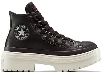 Converse Women's Chuck Taylor All Star Lugged Heel Platform Waterproof High Top Sneaker, Mudguard/Mudguard/Egret, 7.5