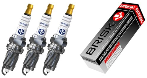 BRISK Iridium Premium+ Plus P48 BR15YIR-1 2106 Zündkerzen, 3 Stück
