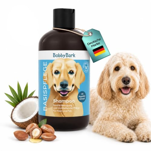 Bobby Bark Hundeshampoo Basis Pflege 250ml – Arganöl & Kokosöl