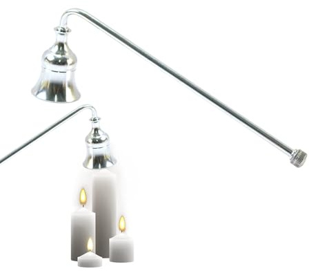 Éteignoir à bougie en métal en forme de cloche pour éteindre la flamme en toute sécurité à la maison, anniversaire, bain et cadeaux