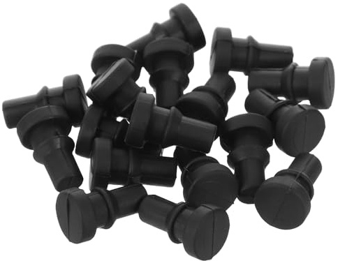 Sosoport 16 Piezas de Patas de Silicona Negras para Olla Arrocera y Slow Cooker, Accesorios Duraderos y Fáciles de Reemplazar para Uso Doméstico en Cocina