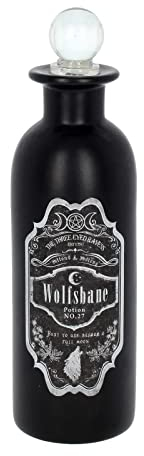Nemesis Now Wolfsbane Potion Bottle 21cm Black