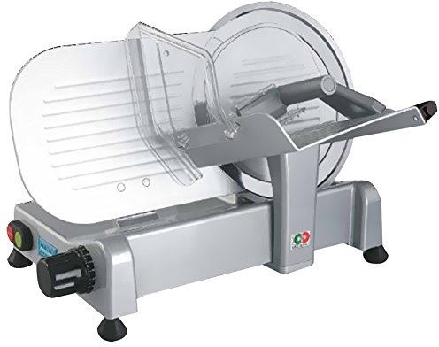 ALA 2000 Lama 250 Eléctrico 140W Aluminio Acero inoxidable, Blanco rebanadora - Cortafiambres (Aluminio, Acero inoxidable, Blanco, 520 mm, 380 mm, 460 mm)