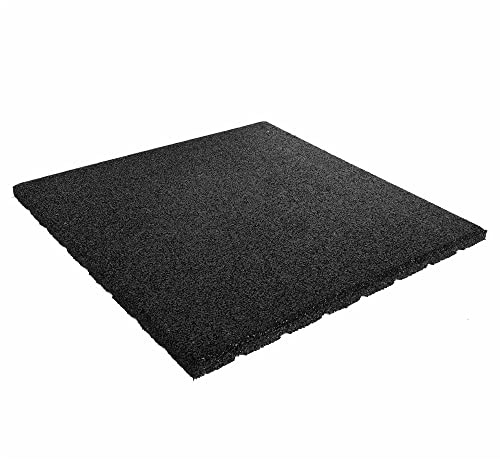 Vivol Premium fallskyddsmattor svart 3 delar – 50 x 50 cm x 20 mm TÜV testad kvalitet golvskyddsmatta för lekplats, kita, skola – underlag för fitness och crossfit – kan skäras till storlek