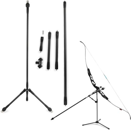 Stabilisateur d'arc 30 28 Mair Bar 12 10 Side Bar 5 4 Barre d'équilibre Silencieux d'amortissement pour Arc Recourbé Arc à Poulies (Silver-30''+2 * 12''+5''+V-Bar Mount Set, V-Bar 45°)
