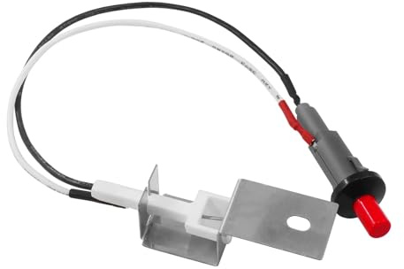 remplaçants Kit de bouton-poussoir de démarrage de flamme piézoélectrique for allumeur de remplacement de gril for Weber 80462 Q100 Q200, for accessoire de briquet Traveller Flamer