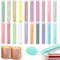 20 Farben Glitzer Basteln, Schillerndes Glitzerpulver Set, Glitzerpulver zum Basteln, Schimmernder Glitzerpuder, Extra Feiner Glitzer für Nagelkunst, Körper, Karten und Party-Dekoration (je 5g)