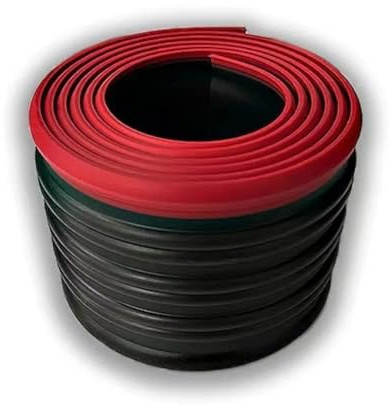 Faldón Lateral Extensión Faldón Protector Puerta Coche/faldones Laterales Calcomanías Protectoras Borde Cuerpo Goma Pegatina Protección Decorativa Antiarañazos Y Anticolisión Universal(A 4metersX6.5CM