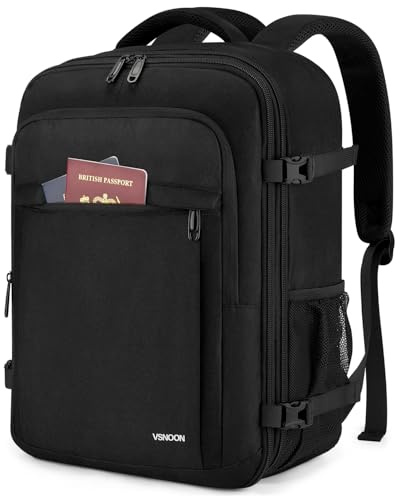 Ryanair Handgepäck Rucksack 40x30x20, Erweiterbare Reisetasche 24L bis 30L