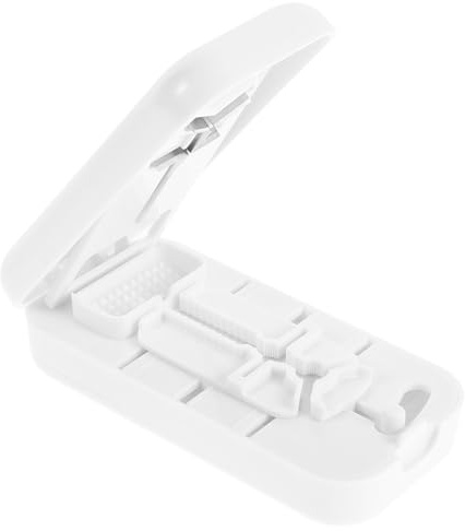 CONGARTENO Compresse e Frantumatore Portatile per Medicinali Contenitore per Pillole Compatto e Leggero per Uso Quotidiano e Viaggi